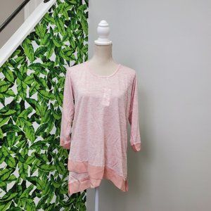 Simply Noelle Casual 3/4 Sleeve Bow Top S/M